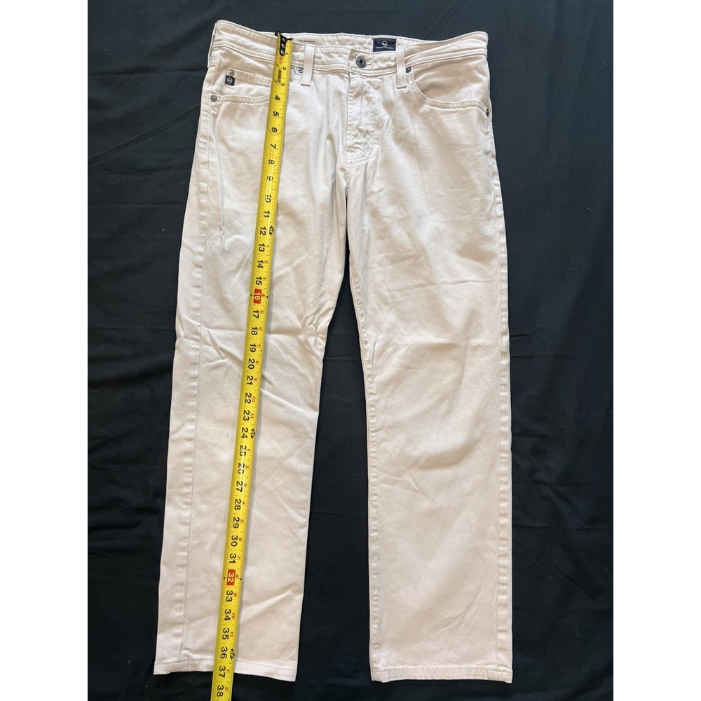 Adriano Goldschmied The Graduate Tailored Leg Khaki Cotton Chino 34x34(28) - Picture 9 of 11